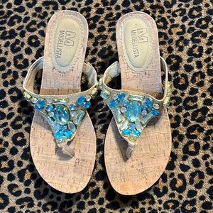 Modellista jeweled wedge